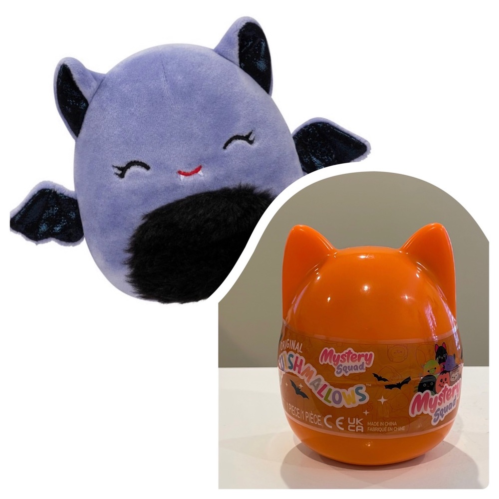 ⚡️NWT 4” Joldy the Purple Bat UNOPENED Halloween Squishmallow Capsule